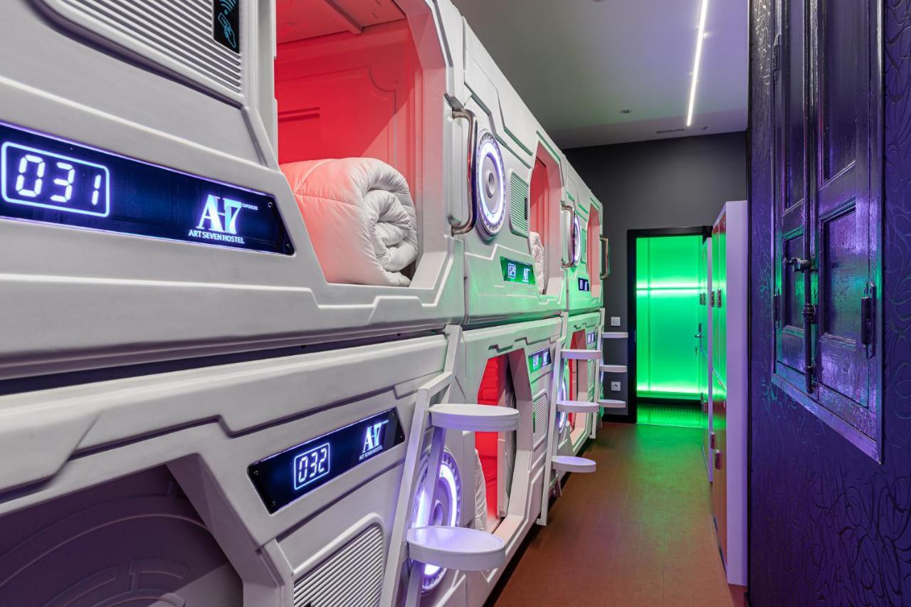 Art Seven Hostel Capsules Madrid Kültér fotó