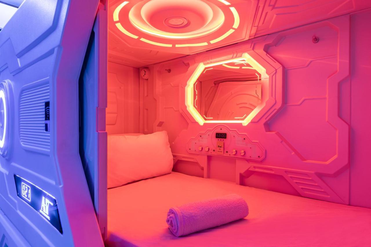 Art Seven Hostel Capsules Madrid Kültér fotó